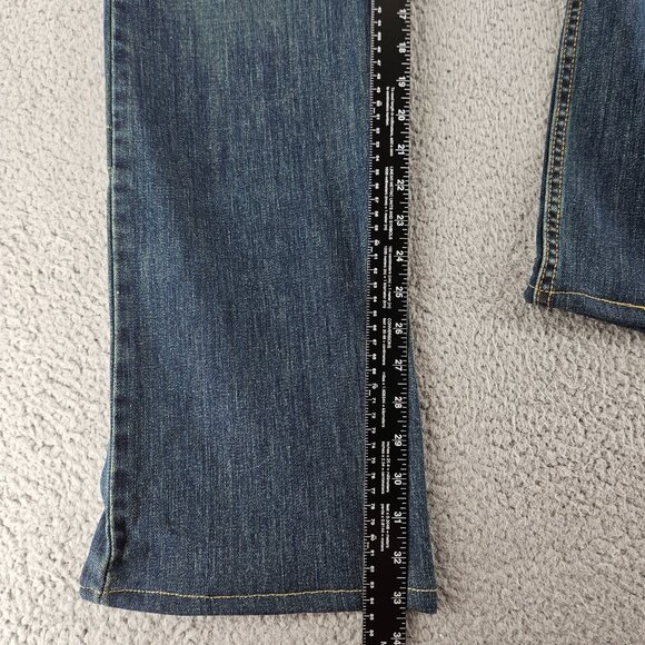 Bulwark FR Jeans Women 10 33x33 Blue High Rise Straight Flame Resistant Curvy - Picture 11 of 16